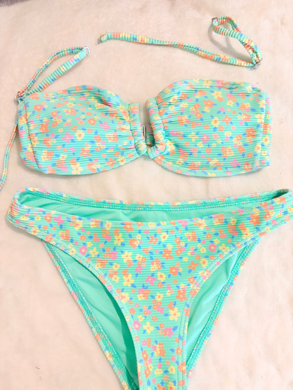 Billabong strapless bikini set 🌺👙